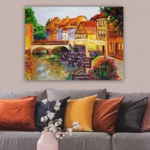 146945786_70100 Multicolor Decorative Canvas Painting