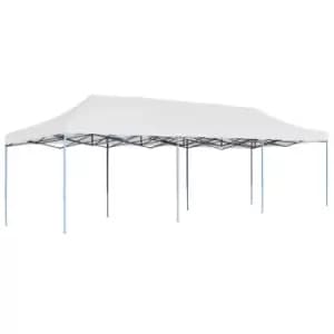 Vidaxl Folding Pop-up Party Tent 3x9 M White
