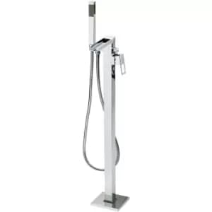 Chrome Freestanding Bath Shower Mixer Tap - Atlas