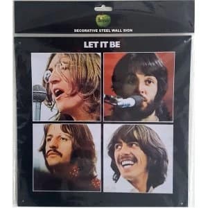 The Beatles Let it Be Steel Wall Sign