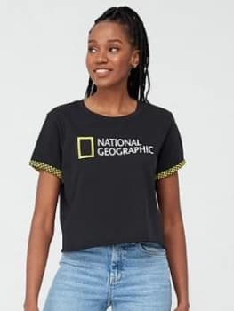 Vans National Geographic Geo Rollout Short Sleeve T-Shirt - Black