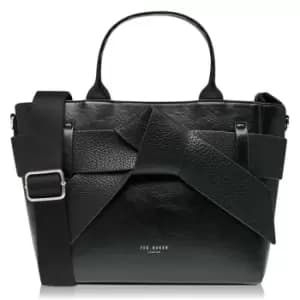 Ted Baker Jimsa Bow PU Crossbody Bag - Black
