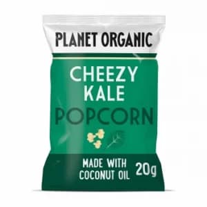 Planet Organic Cheezy Kale Popcorn 20g