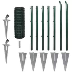 Vidaxl - Euro Fence Steel 10x0.8 m Green Green