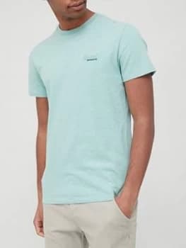 Superdry Orange Label Vintage Embroidered T-Shirt - Sage Marl, Sage Marl Size M Men
