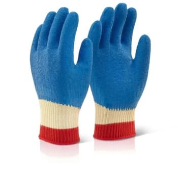 Kevlar Latex Gloves Full Cuff Blue - Size S