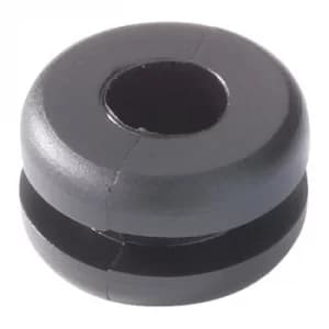 HellermannTyton 633-02100 HV1210-PVC-BK-M1 Grommet Black 10.5 x 2.0