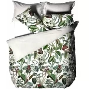 Linen House Wonderplant Duvet Cover Set (Double) (Multicoloured)