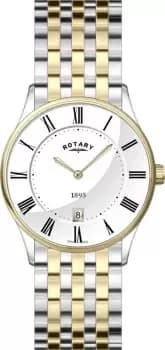 Rotary Watch Ultra Slim - White