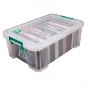 StoreStack 15 Litre Clear W300xD470xH170mm Storage Box RB11085