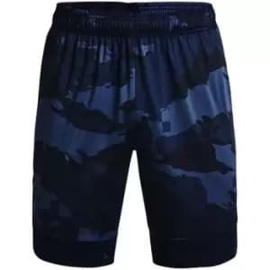 Under Armour Training Stitch Camo Shorts Mens - Blue