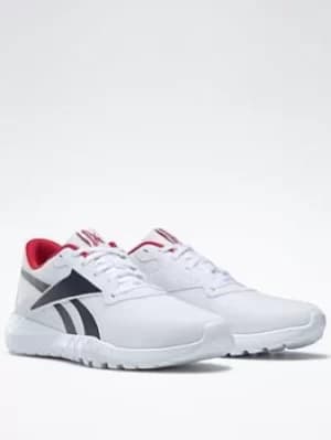 Reebok Flexagon Energy Train 3 Shoes, Grey/Red, Size 7, Men