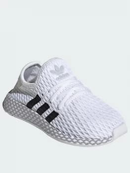 Adidas Originals Deerupt Childrens Trainers - White/Black