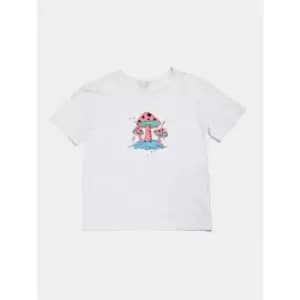Skinny Dip Shroom T Shirt - White