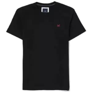 Crew Clothing Mens Classic Tee Black Large