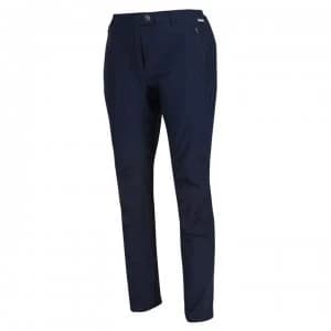 Regatta Womens Highton Stretch Walking Trousers, Short Leg Length - Navy