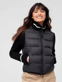 BOSS Pileni Baffle Sweat Jacket - Black, Size 10, Women