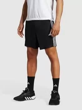 adidas Performance Train Essentials Piqué 3-Stripes Training Shorts - Black/White Size M Men