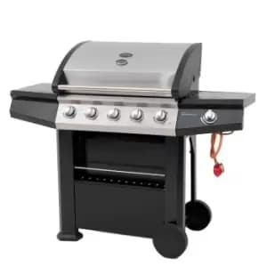 Lifestyle Appliances Dominica 5 Burner Gas BBQ with Side Burner