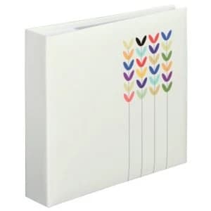 Blossom Photo Album for 200 Photos in 10 x 15cm Format for 200 Photos White