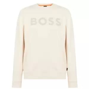 Boss Boss Logo Sweater Mens - White