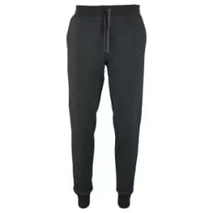 SOLS Mens Jake Slim Fit Jogging Bottoms (L) (Charcoal Marl)