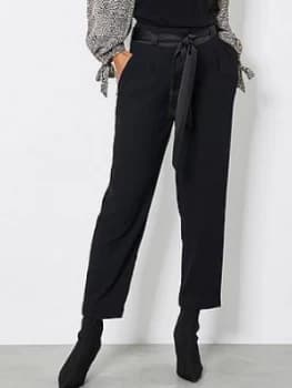 Mint Velvet Mint Velvet Tie Waist Tapered Twill Trouser