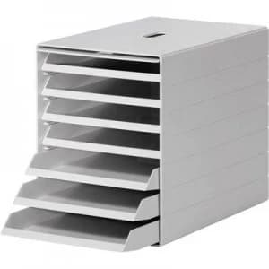 Durable Desk drawer box 1712001050 Grey C4, A4 No. of compartments: 7