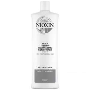 NIOXIN 3-Part System 1 Scalp Therapy Revitalizing Conditioner for Natural Hair with Light Thinning 1000ml