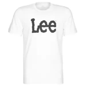 Lee LOGO TEE SHIRT mens T shirt in White - Sizes S,M,XL