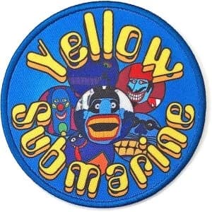 The Beatles - Yellow Submarine Baddies Circle Standard Patch