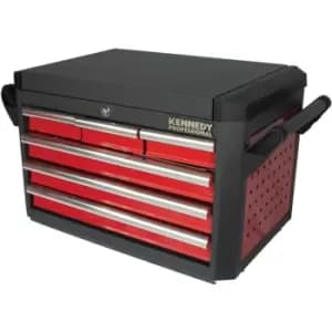 RED-28" 6 Drawer Professional Top Chest