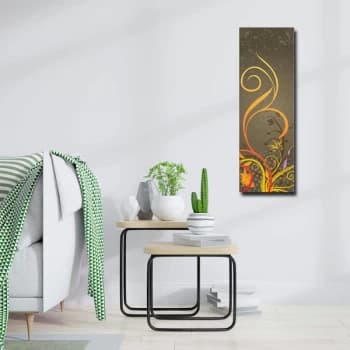 3090ABSC - 021 Multicolor Decorative Canvas Painting