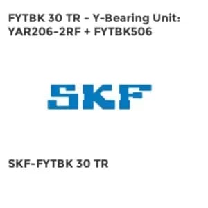 FYTBK 30 TR - Y-Bearing Unit: YAR206-2RF + FYTBK506