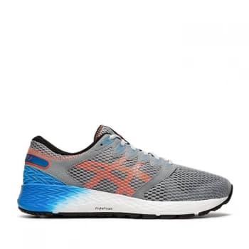 Asics Roadhawk FF 2 Mens Running Shoes - Grey/Coral