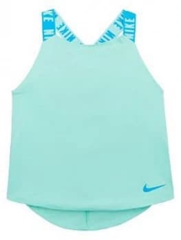 Nike Dry Older Girls Elastika Training Vest - Turquoise