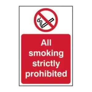 All Smoking Strictly Prohibited - Sav (400 x 600mm)