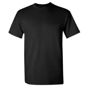 Gildan Mens Heavy Cotton Short Sleeve T-Shirt (M) (Black)