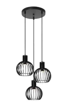 Mikaela Modern Pendant light - Ø32cm - 3xE14 - Black