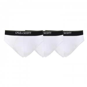 Lyle and Scott Shaw 3 Pack Briefs - Bright White