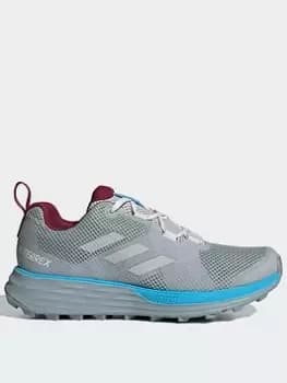 adidas Terrex Two GORE-TEX Trail Running Shoes, Grey, Size 4, Women