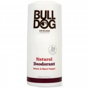 Bulldog Black Pepper and Vetiver Natural Roll On Deodorant 75ml