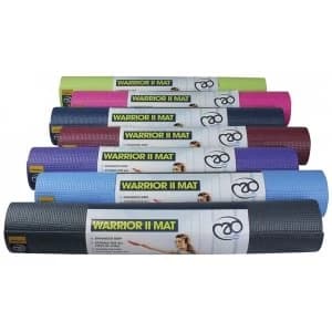 Yoga-Mad Warrior II Mat 4mm Dark Blue