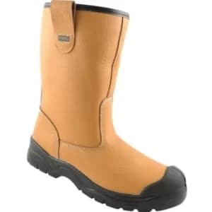 Sitesafe Rigger Boot Tan S1P SRC Size 5