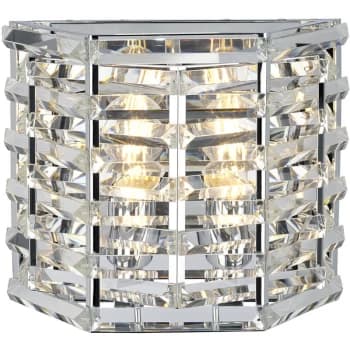 Elstead - Shoal 2 Light Wall Light, Polished Nickel, E27