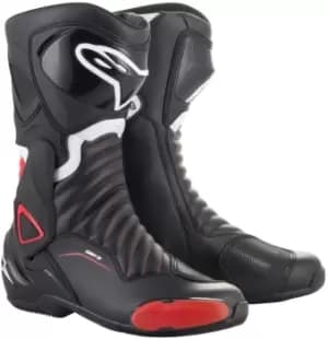 Alpinestars SMX-6 V2 Motorcycle Boots, black-red, Size 39, black-red, Size 39