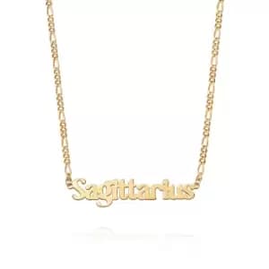 Daisy London Jewellery 18ct Gold Plate Sagittarius Zodiac Necklace 18Ct Gold Plate