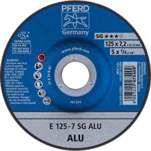 PFERD 62212622 Sg Alu Grinding disc (off-set) 125mm 22.23mm 10 pc(s)