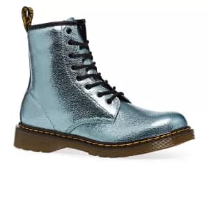 Dr Martens Girls 1460 Metallic 8 Lace Boots - Teal
