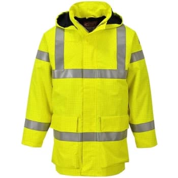 Portwest - S774YERL - sz L Bizflame Rain Hi-Vis Multi Lite Jacket - Yellow